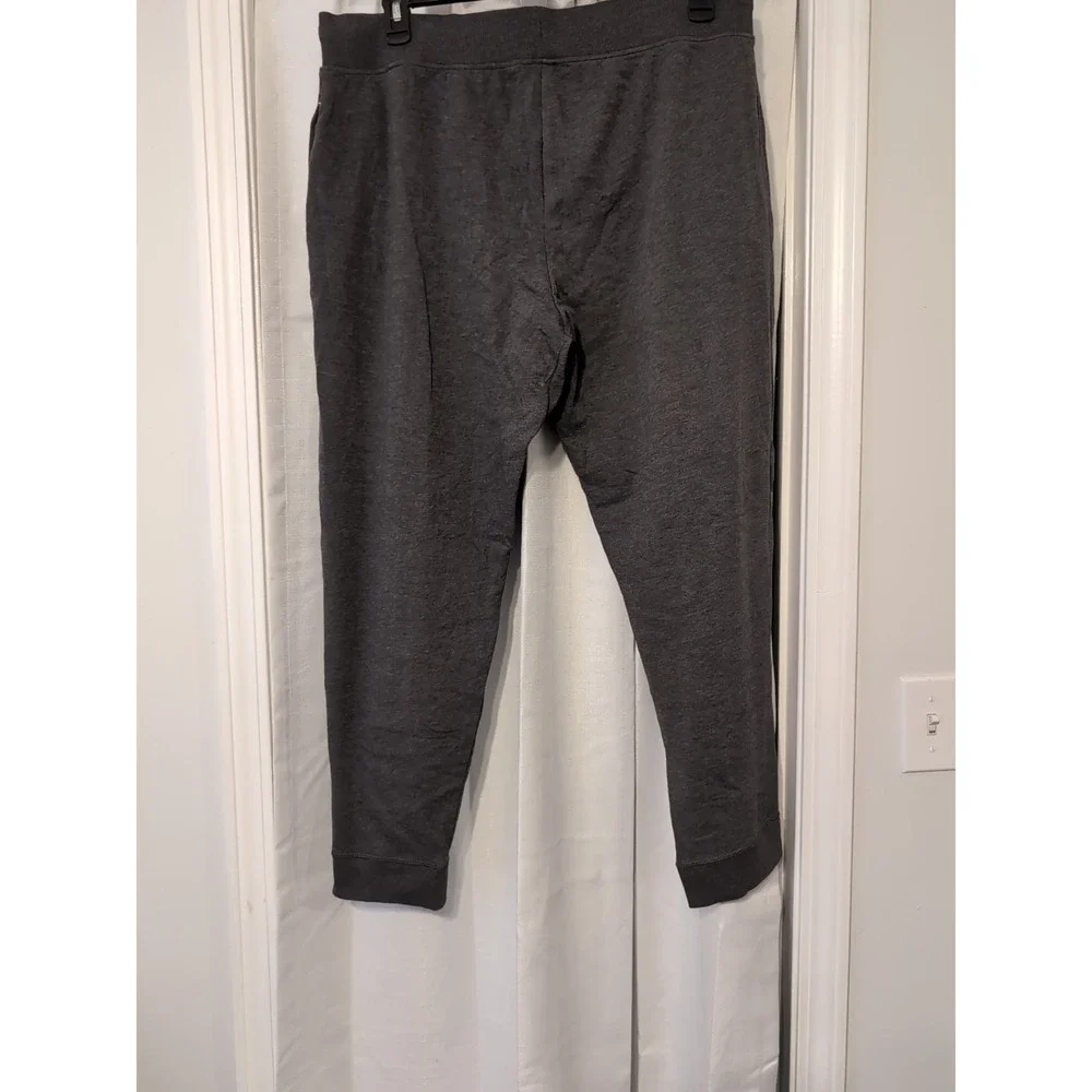 Calvin Klein Women's French Terry Joggers Pants Dark Gray XL - Picture 6 of 10